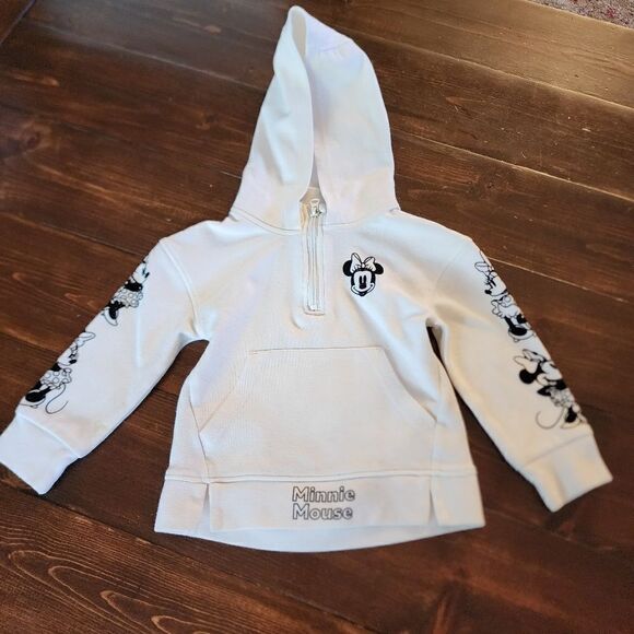 Disney Junior Toddler Girl Minnie Mouse Hooded Sweatshirt Size 3T - Picture 1 of 6